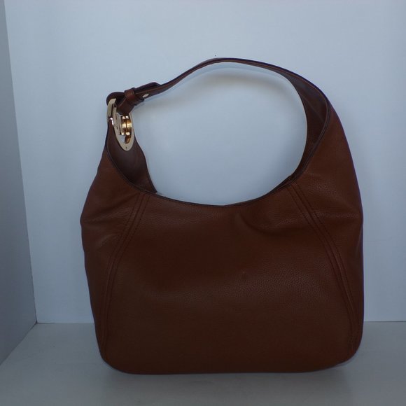 New Michael Kors Fulton Large Slouchy Shoulder Bag Brown - Picture 2 of 7
